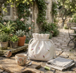 Set 04 túi thơm thêu hoa nhí phong cách cổ điển