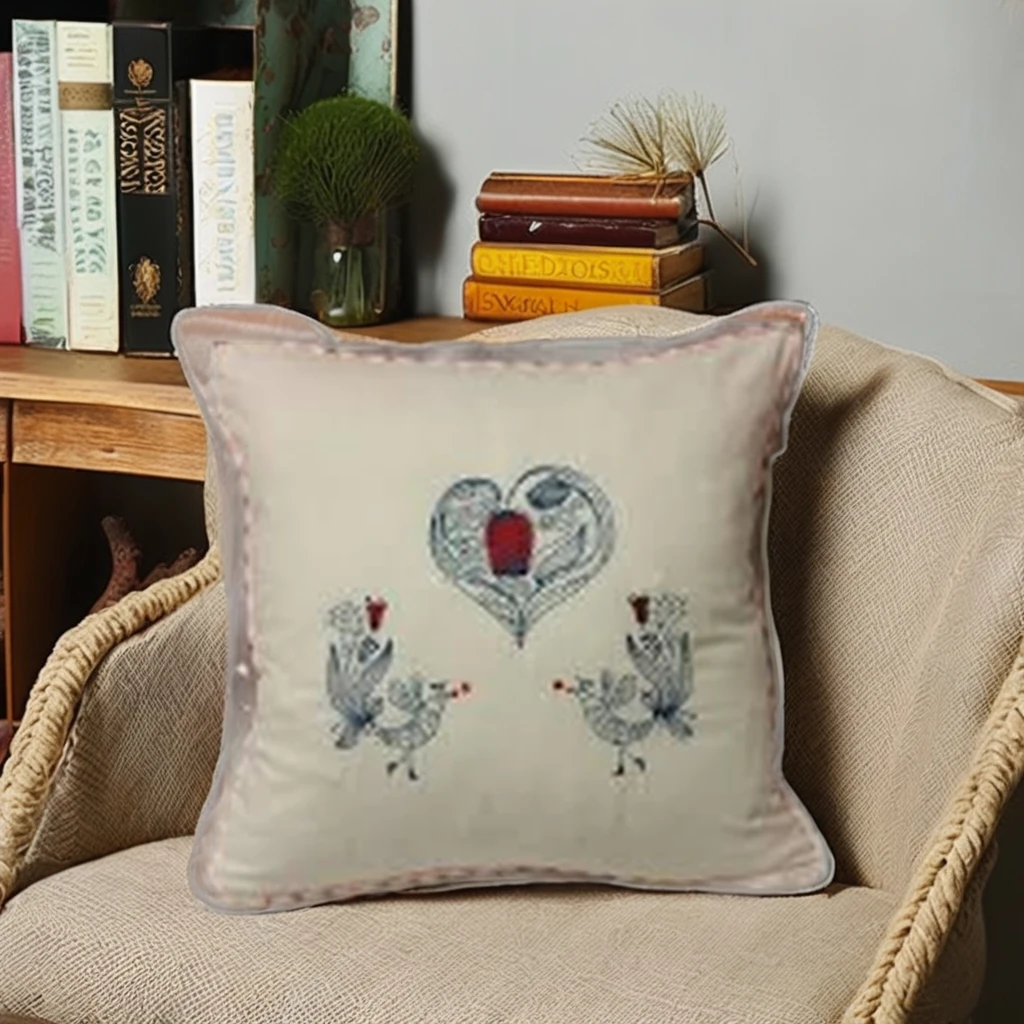 Gối tựa lưng màu ghi nhạt dùng trang trí nhà cửa và khách sạn